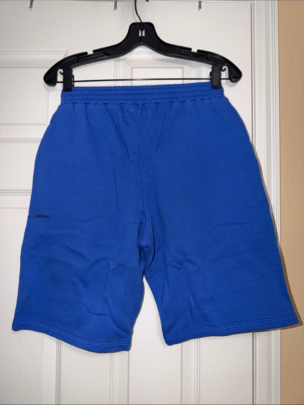 Pangaia Recycled cotton long shorts—cobalt blue - Picture 3 of 7